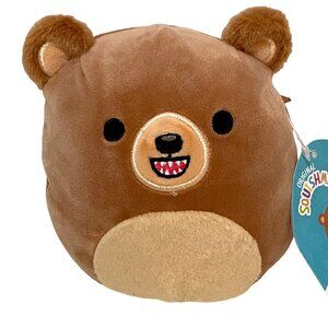 Squishmallows Stokely the Bear Sharp Teeth 5" Stuffed Animal Super Soft Kids Toy